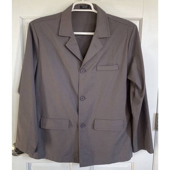 COOFANDY Men’s Casual Lightweight Blazer Size L Sport Coat Linen Cotton Modern - Picture 1 of 13